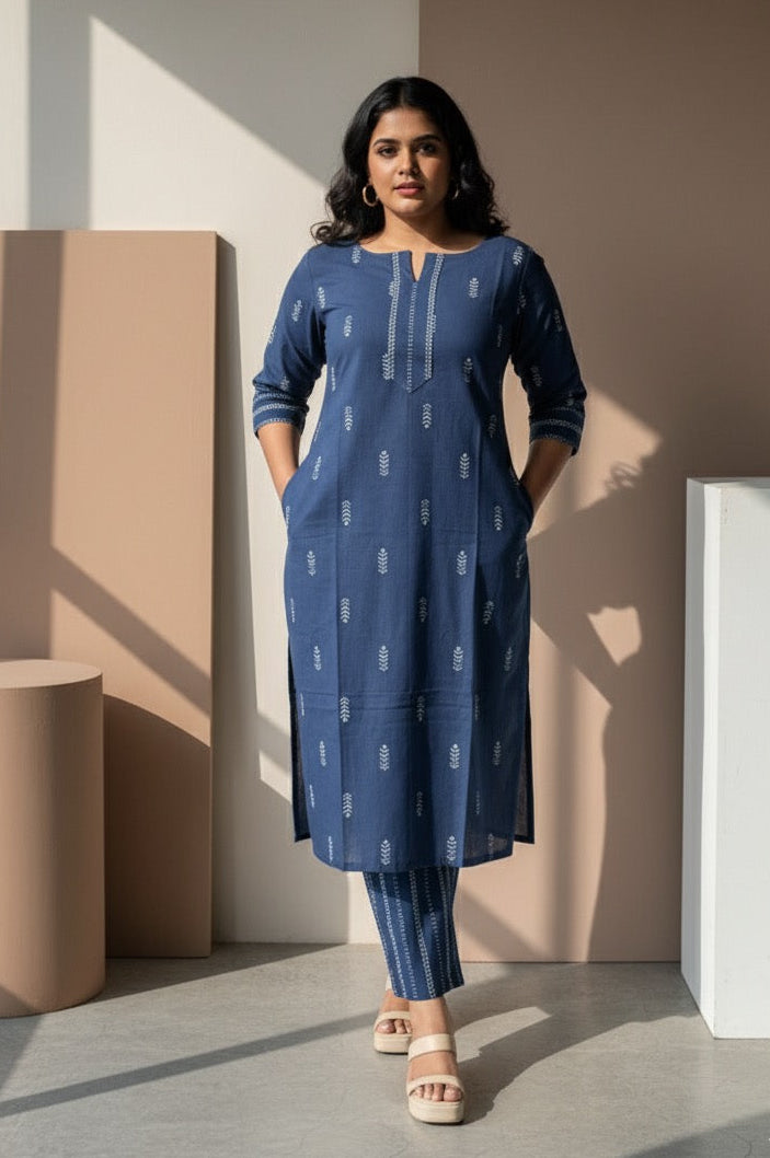 Handloom Pant Top Set